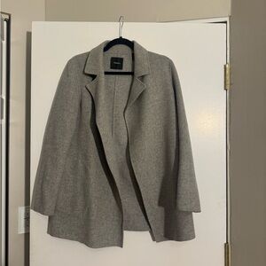 Theory Gray Women's Cape Jacket